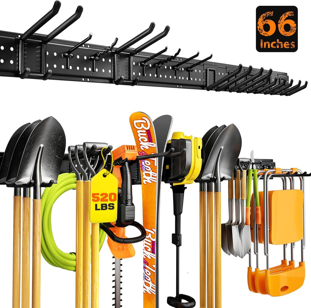 garage tool organizer wall mount 66 inches with, main product view