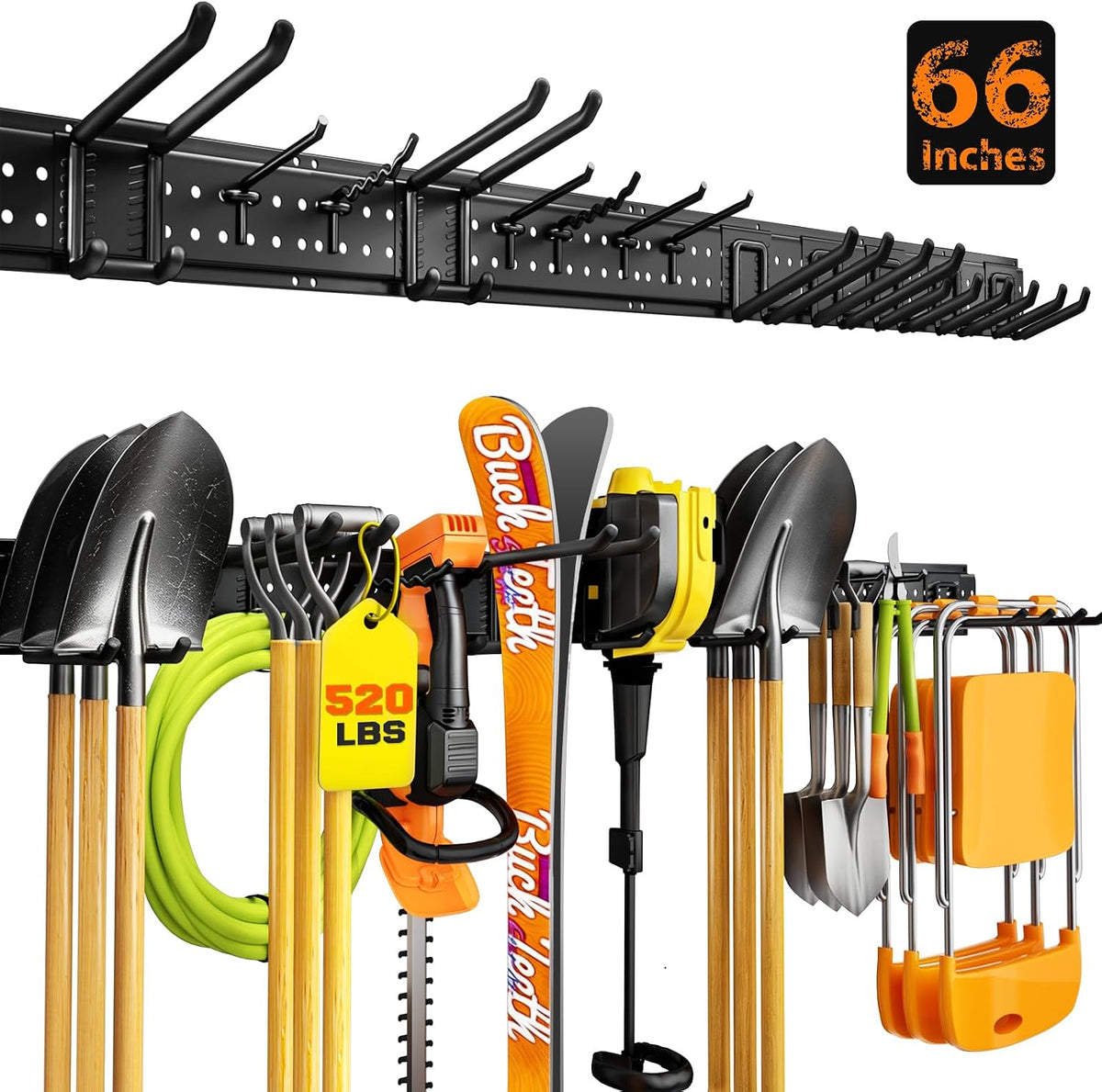 garage tool organizer wall mount 66 inches with, main product view