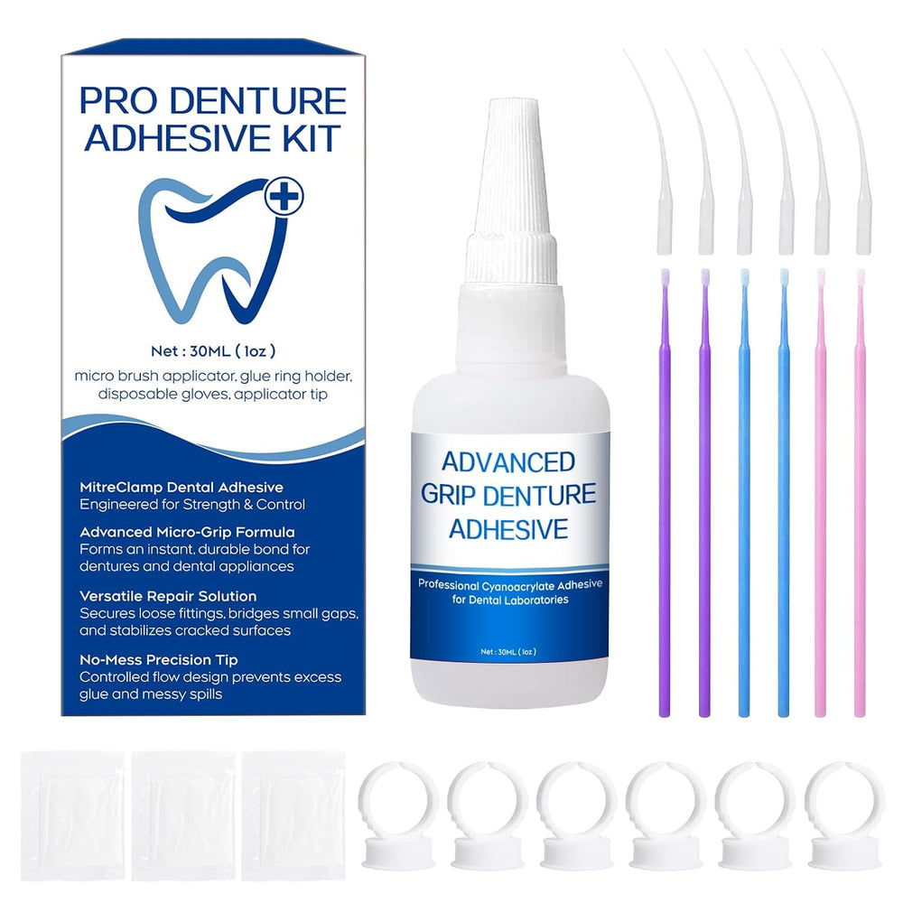 Dental Lab Instant Bonding Glue for Dentures & Lab Tools – Fast-Setting i...