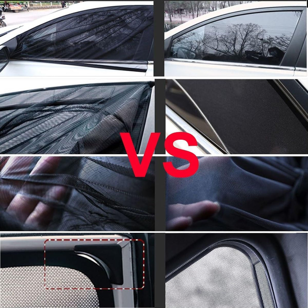 4 Pcs Car Window Shades for Chevrolet Chevy Trax 2024 2025, Side Window Sun Shade Baby UV Protection Mesh Screen Automotive Privacy Cover Backseat Glare Blocker