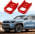 Tow Hooks Compatible with Toyota Tacoma 2024–2026 Accessories & 4Runner 2025-2026 & Land Cruiser 250 2024-2025 Hot-Forged Steel Direct Bolt‑On (Front Tow Hooks Hot-Forged Steel)