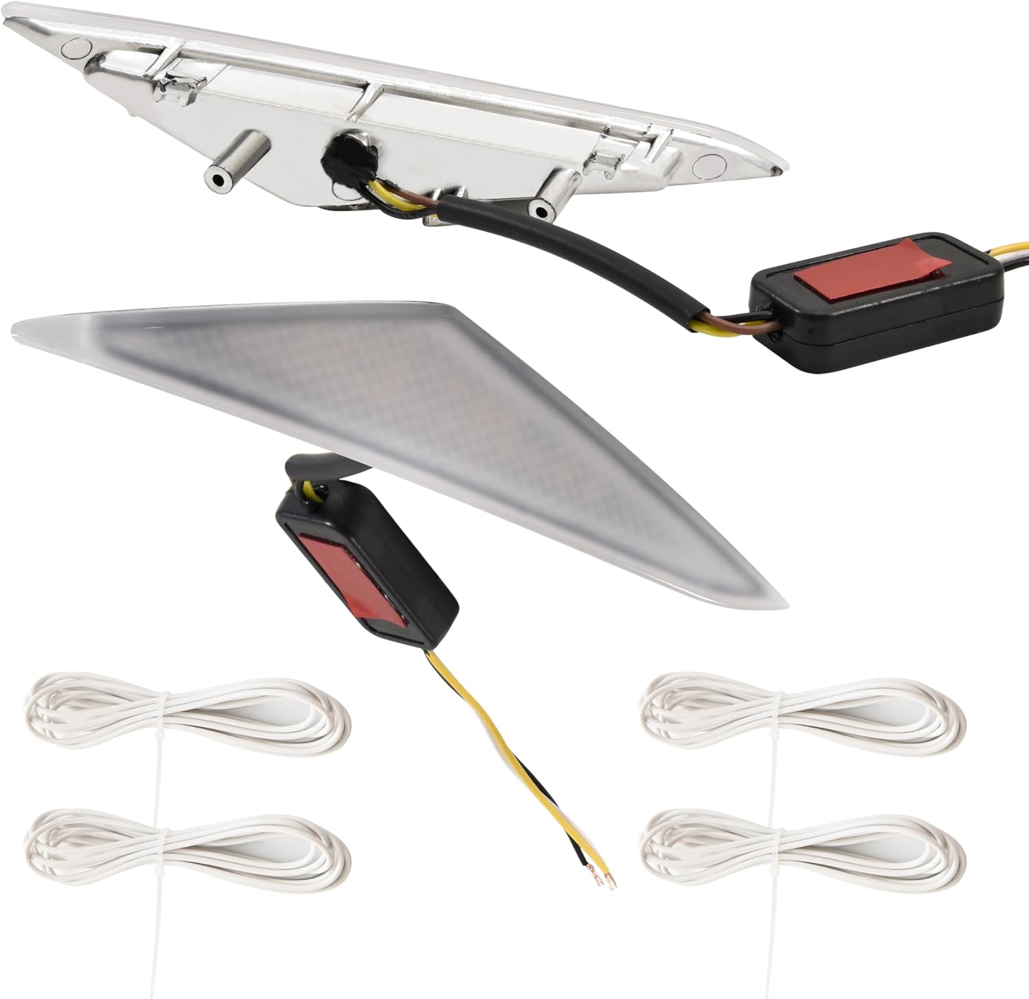 LED Turn Signal Fang Lights for Yamaha Raptor 700 2013+, Front Grille Accent Light Signature Grill Auxiliary Lamps Headlights for Yamaha Raptor 700 700R 2013-2026 Accessories, 2PCS