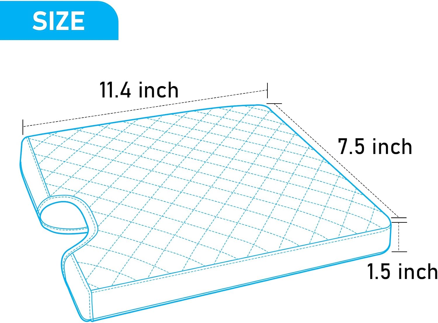 Sinvanho Center Console Armrest Cover for 2015-2025 Ford F150 F250 F350 F450 F550 with 40/20/40 Jump Seat, PU Leather Middle Console Cover Seat Box Lid Protective Cover Cushion Pad, Truck Accessories