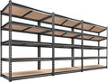 REIBII 2000LBS Garage Shelving Heavy Duty 72''H Storage Shelves 5 Tier Heavy by REIBII