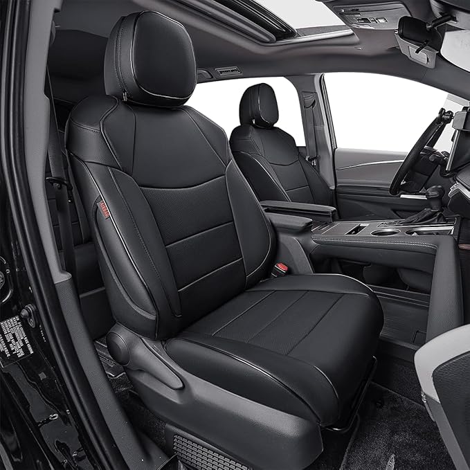 EKR Sienna Seat Covers for 2021-2025 Toyota Sienna XLE, 7 Seats, 2nd Row by EKR