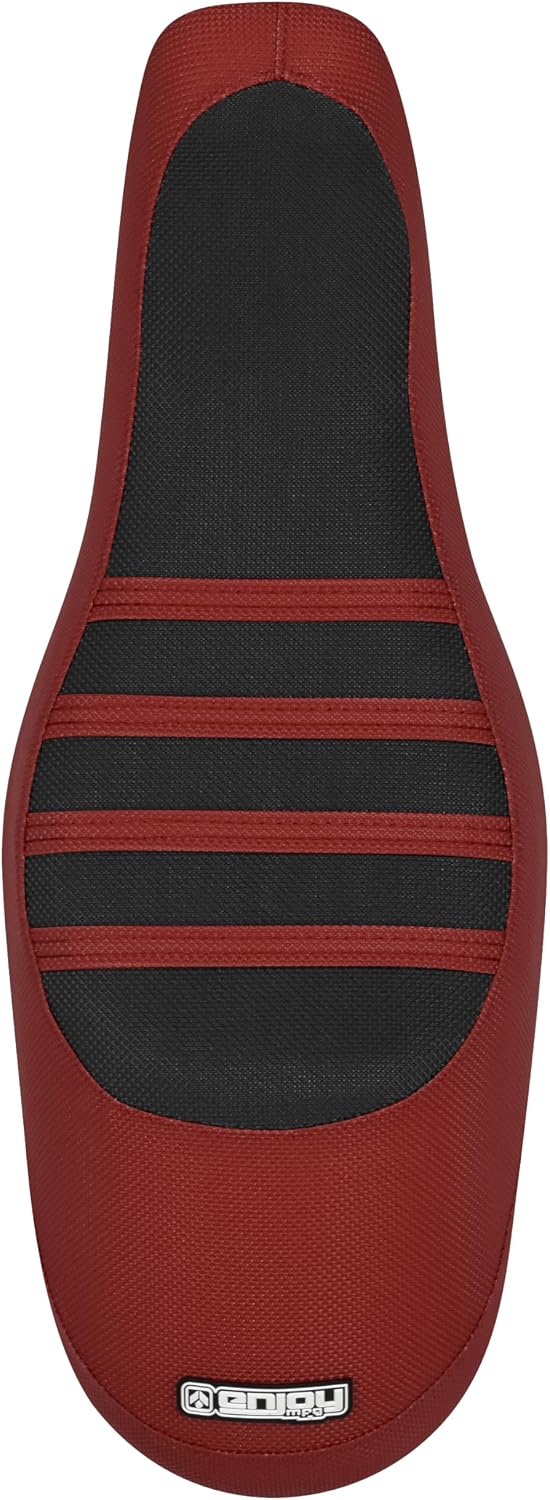 Enjoy Mfg Seat Cover - Compatible with RAEV Bullet // Bullet GT V2 Seat Cover_#491 (Maroon Sides/Black top/Maroon Ribs)