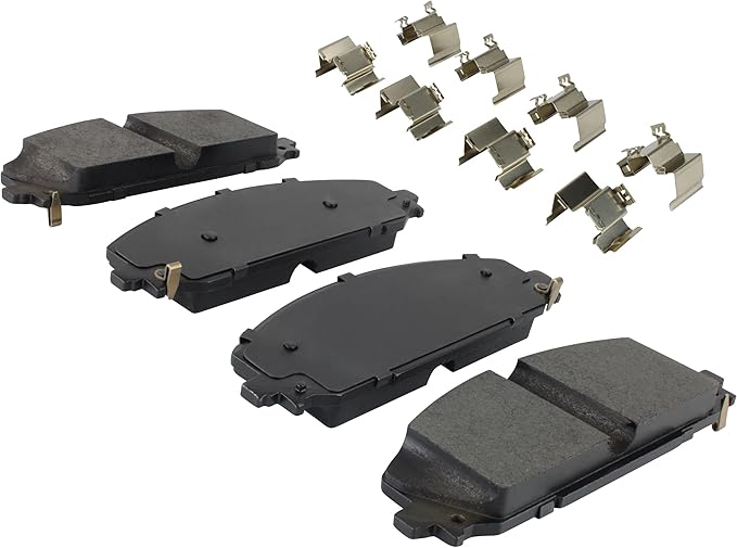 Premium Semi-Metallic Front Brake Pads Compatible - Image 2