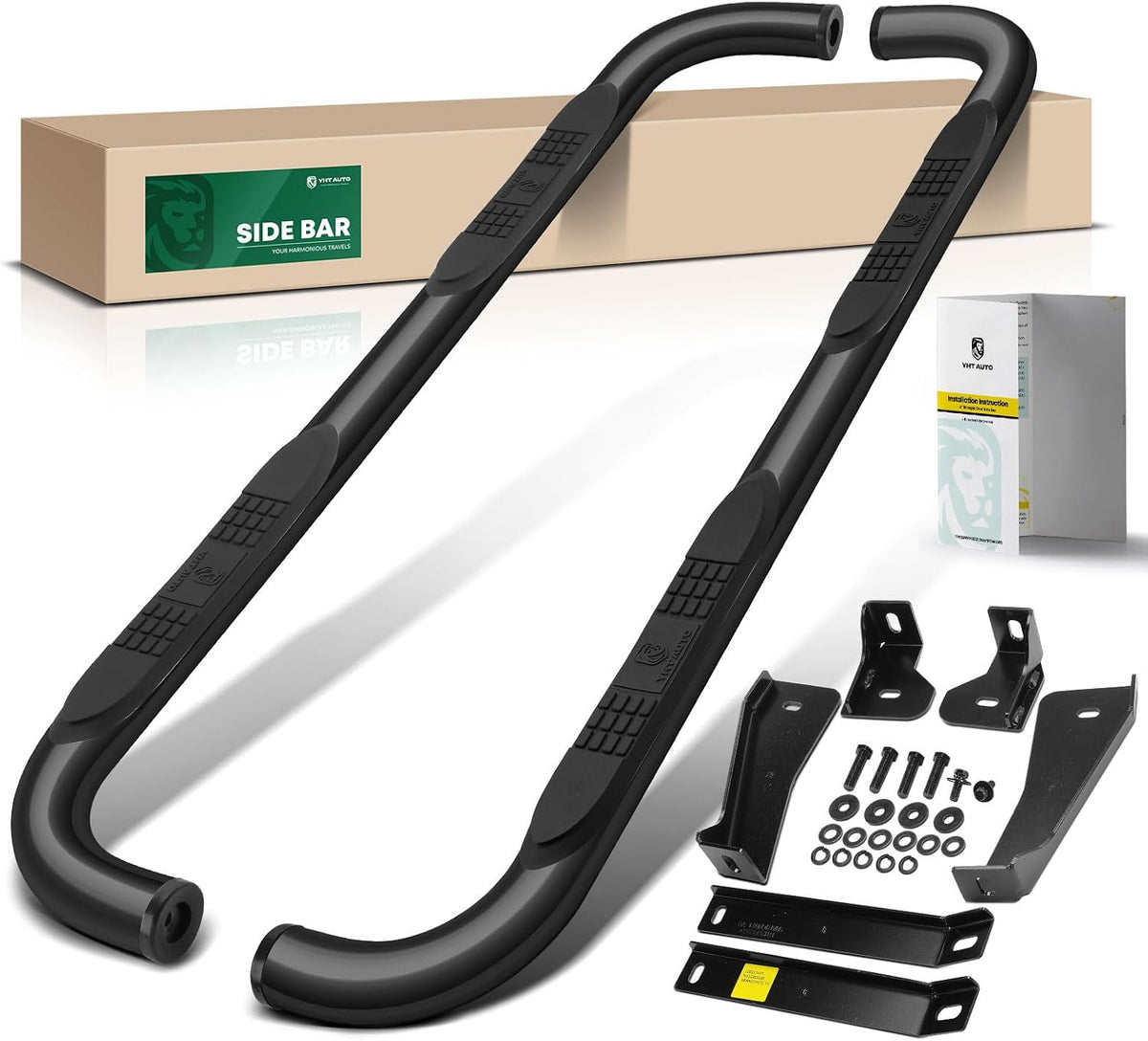 YHTAUTO 3 Inch Running Boards Side Steps Compatible