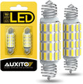 AUXITO 578 LED Bulb 211-2 212-2 Light Bulb 39 41 42MM Interior Lights 6500K White Super Bright 4014 SMD Festoon Error Free for Car Truck LED Dome Map Door License Plate Courtesy Parking Lights, 2 Pack