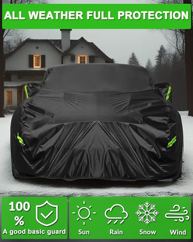 Car Cover Custom Fit for Ford Mustang 2005-2025, Waterproof All Weather GT - Image 2