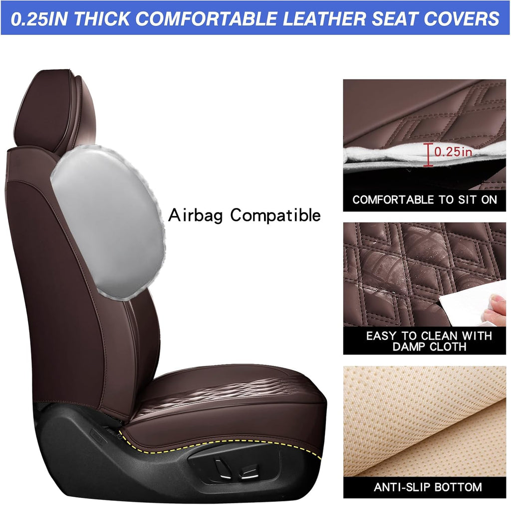 car seat covers full set,faux leather seat covers shown in use