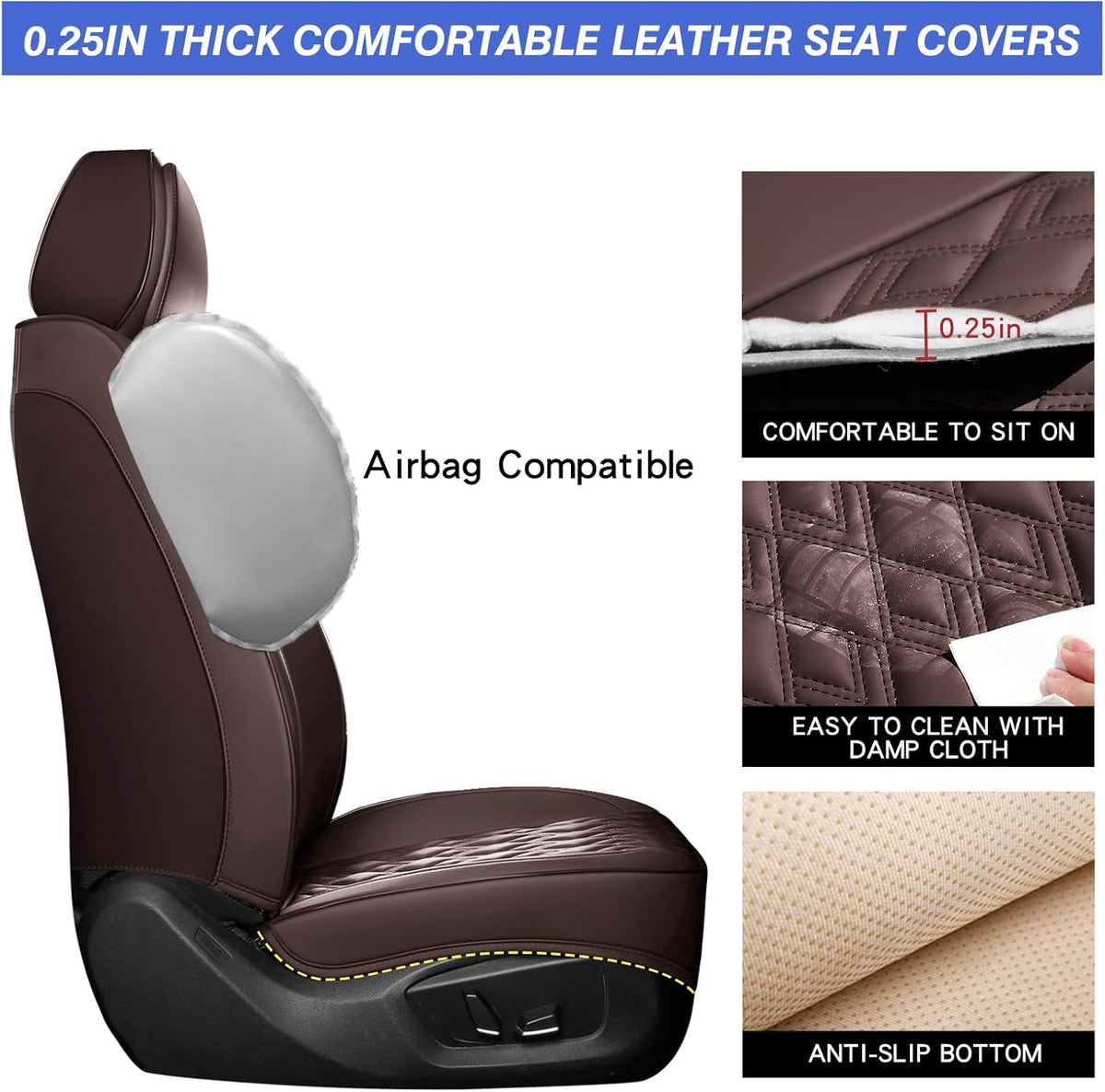 car seat covers full set,faux leather seat covers shown in use