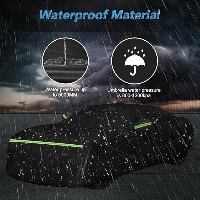 for Camaro Full Car Cover 2010-2025 All Weather, Outdoor Car Covers - Image 5