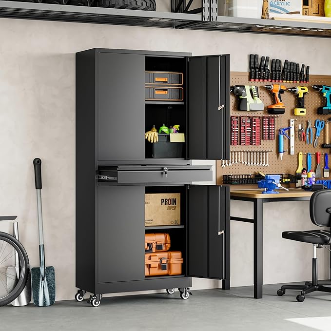 Yizosh Metal Garage Storage Cabinet - Image 6