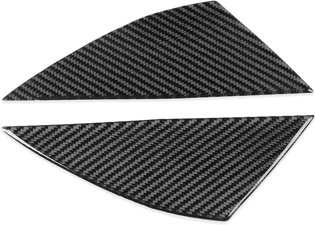 Premium Real Carbon Fiber Compatible with Ford Explorer 2020-2024 2021 2022 2023 Accessories Car Rear Spoiler Tail Wing Trim Panel Cover Exterior Trim Sticker Decal Black 2PCS