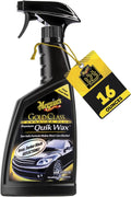 Meguiar's G7716 Gold Class Carnauba Quik Wax, Special Blend for Richness and Shine, Clear Coat Safe Meguiar's Quik Wax, Spray that Leaves Lasting Results without Residue, 16 Oz Containe