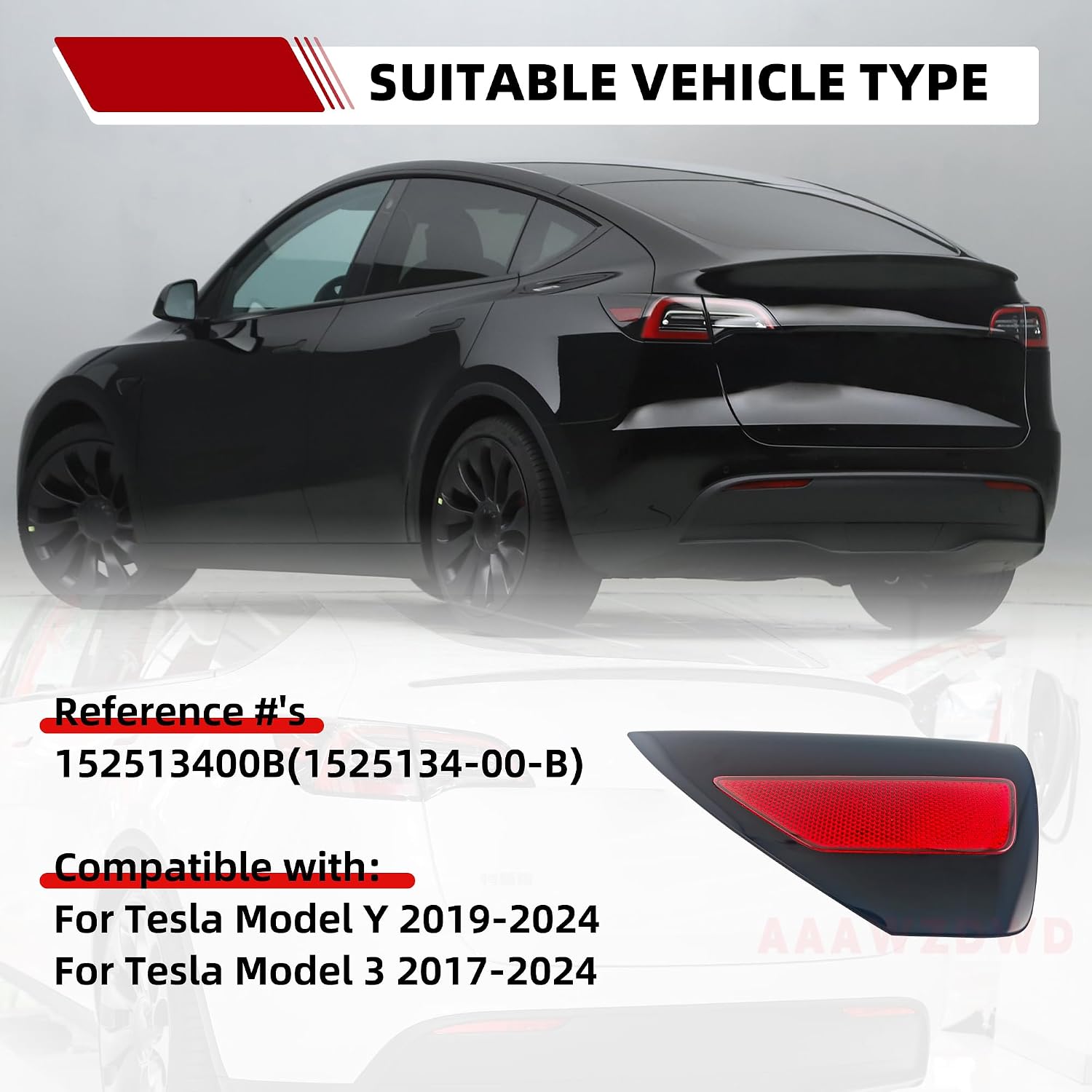 For Tesla Charger Cover,Taillight Charging Port Cover For Tesla Model 3 Y 2017-2024(Rear Left Side)