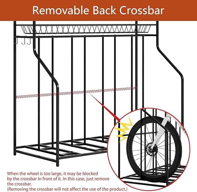4 Bike Stand, Bike Rack Garage - Image 4