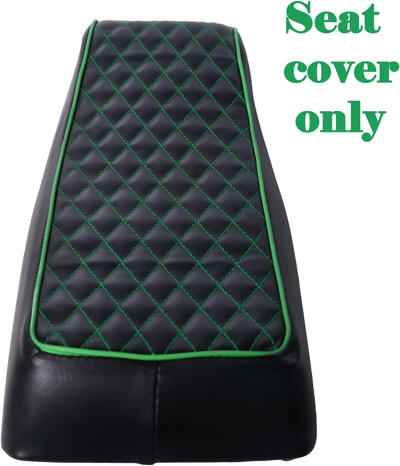 JMCHstore Green Diamond Stitch Retro Mini bike Seat Cover for Monster Mega Moto MMB80 80cc MMB105 105cc, For Coleman Realtree RB100 RT100 Mini Bike Cushion Replacement parts