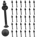 therwen 30 pack 1/2" x 6" black ceramic, main product view