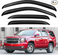 Window Visors Rain Guards for 2007-2014 Chevy Tahoe/GMC Yukon, Out-Channel by YQAUTEC