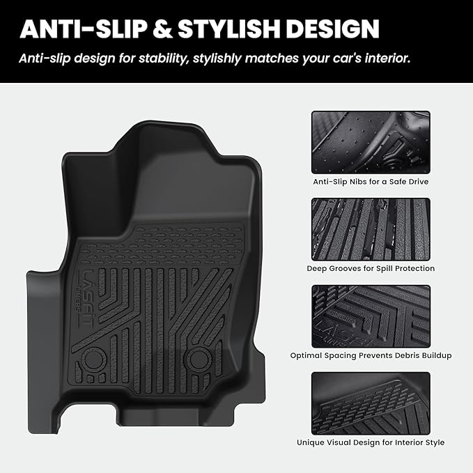 LASFIT Floor Mats for Toyota 4Runner 2025-2026 wtih Trunk mat&backrest mat - Image 3