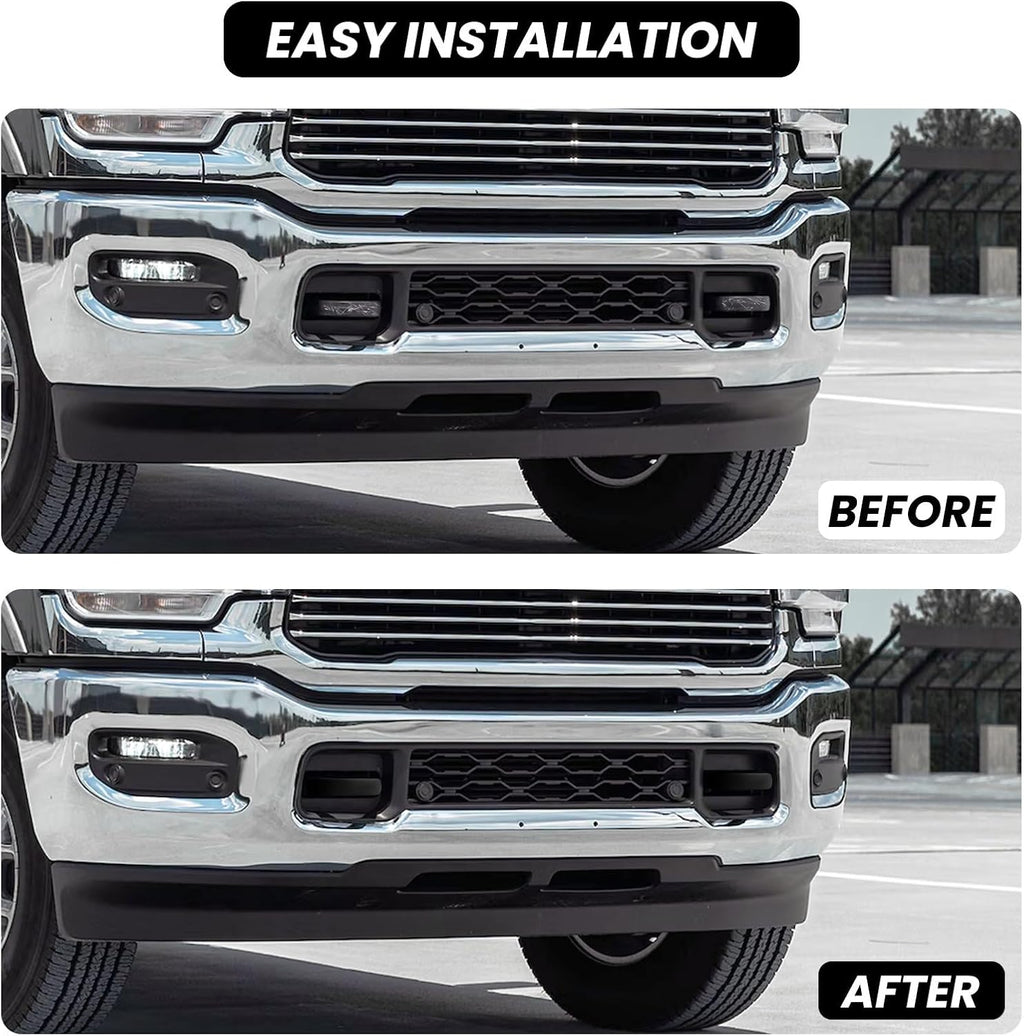 Front Tow Hooks Covers for RAM 2500/3500 2019-2026, Hitch Cover Customized Car Tow Hooks Compatible with RAM 2500/3500 Accessories 2019-2026 (Black)