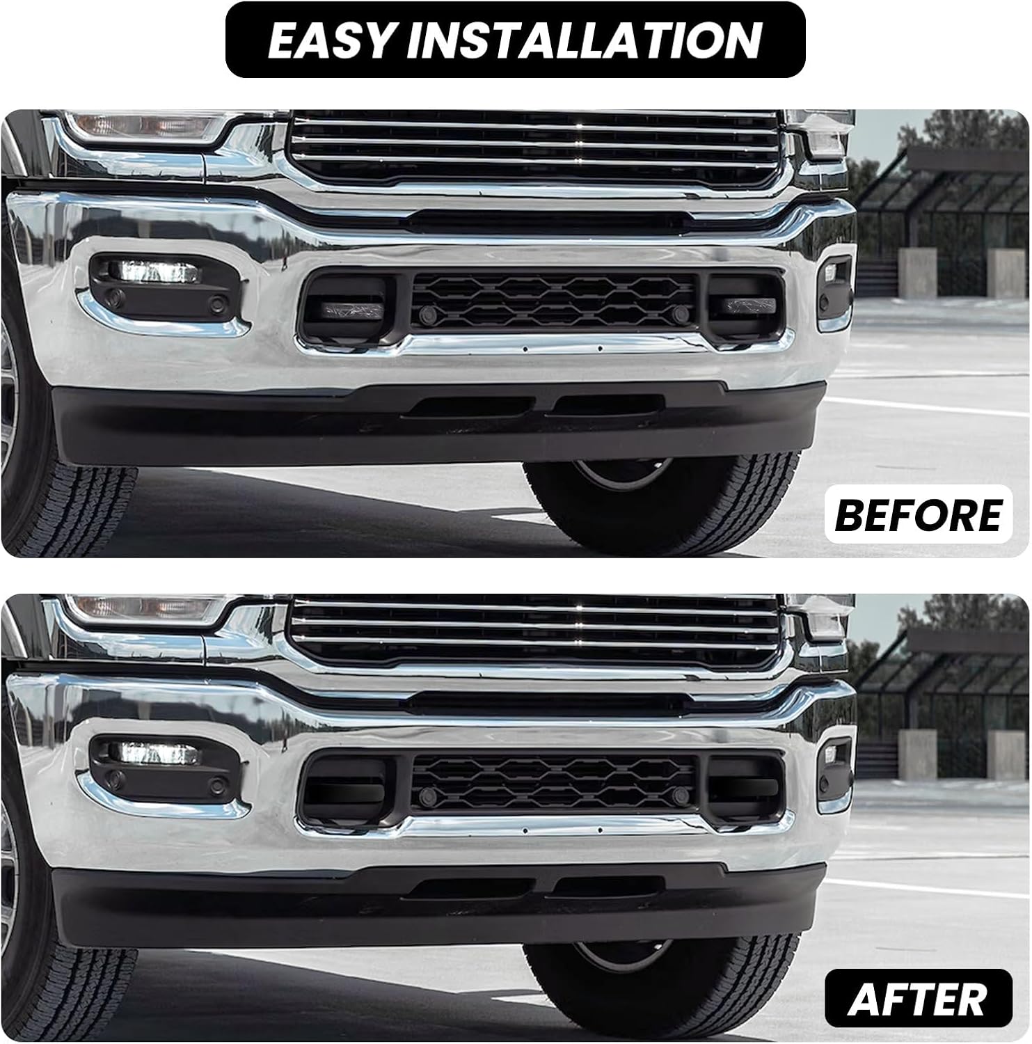 Front Tow Hooks Covers for RAM 2500/3500 2019-2026, Hitch Cover Customized Car Tow Hooks Compatible with RAM 2500/3500 Accessories 2019-2026 (Black)