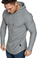 Lexiart Mens Fashion Athletic Hoodies Sport Sweatshirt Solid Color Fleece by Lexiart