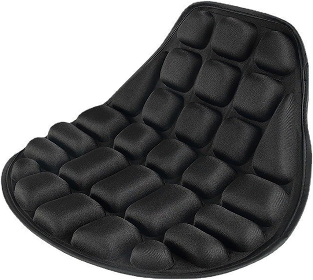 Motorcycle Seat Cushion for Kawasaki Vulcan 900 2006-2026, Breathable Shock Absorbing Non Slip Motorcycle Seat Pad with Ergonomic Groove Design, Comfort Seat Cover for Touring & Commuter Riders