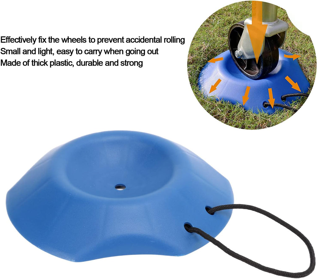 Heavy Duty Wheel Dock Trailer Wheel Chock Block Anti Skid Plastic Firm Structure Effectively Fix Wheels Easily Carry Repeated Use with Leveling Block for RV Campers