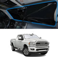 Windshield Sun Shade Umbrella Fit for 2010-2024 2025 2026 Dodge RAM 2500 3500 Accessories Foldable Sunshade Sun Blocker Protect Car from Heat Damage