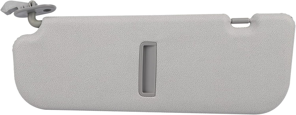 Right Passenger Side Sun Visor Compatible with 2011-2016 Hyundai Elantra (Not for GT Models) Sunvisor Replacement with Clip & Screws, Replaces# 85210-3X040-TX (Color Gray)