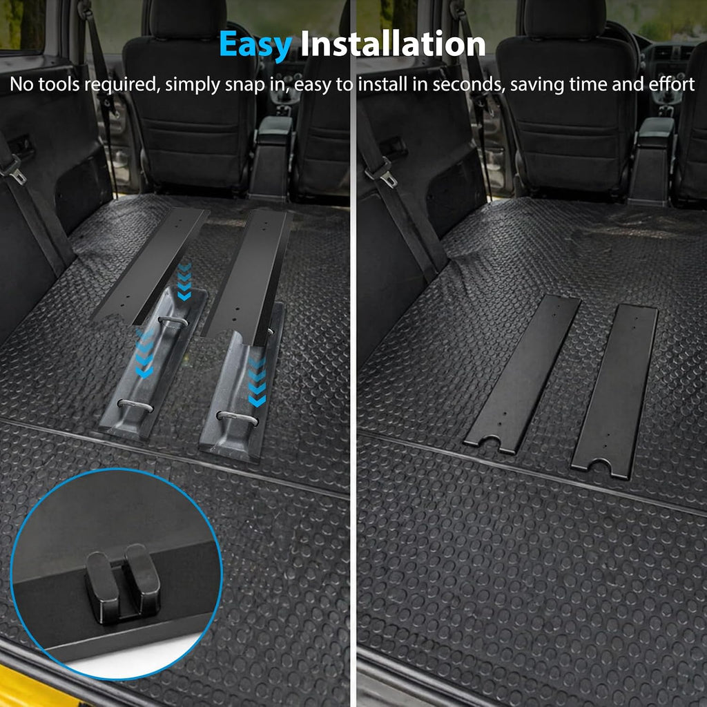 Rear Floor Plates Filler Plate, Rear Seat Floor Plate Tie Down Cover Fit for Honda Element 2003-2011