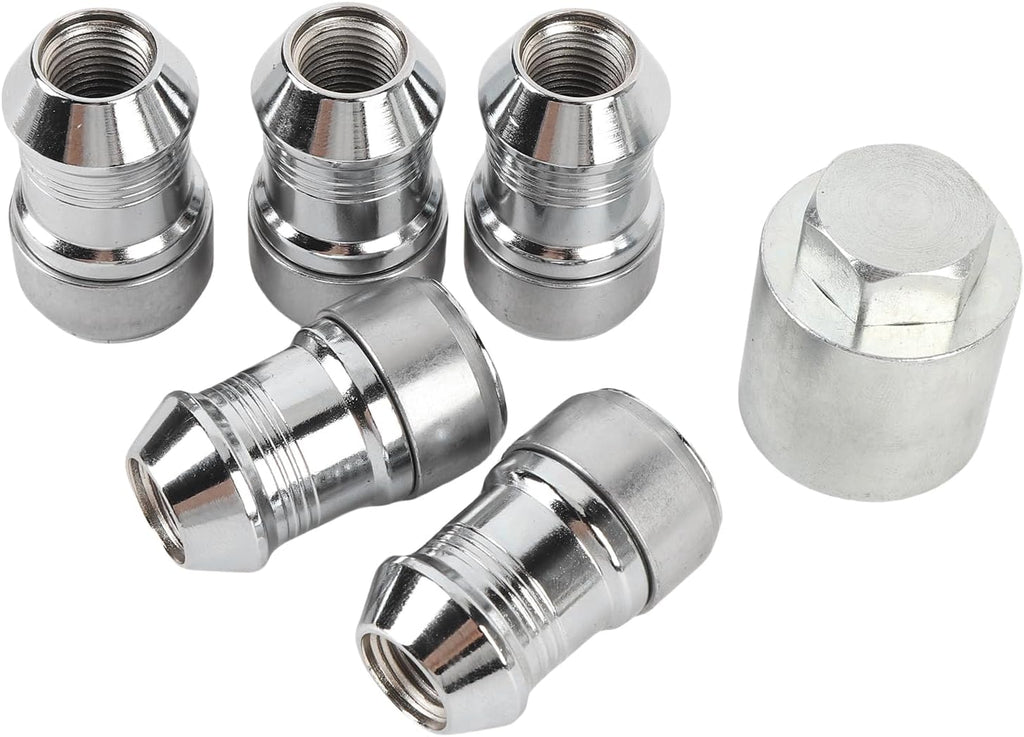 POCREATION Wheel Lock Set 82215711AA Locking Bolts Anti Theft Lug Nuts for JL JT 2018-2025