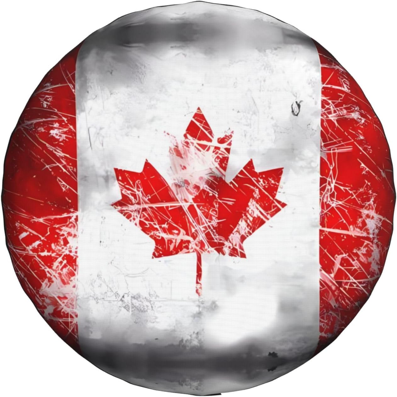 Retro Canada Flag Print Universal Spare Tire Cover for RV, Jeep | Wheel Protector Fits Rv, Trailer, Jeep, Shield Tires From Sun, Dirt And Rain For Outdoor Storage