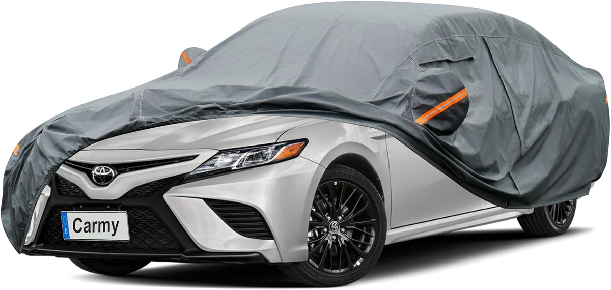 Premium Car Cover Custom Fit Toyota Camry/Solara, 16 Layers Heavy Duty Car