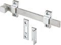 prime-line mp4914 surface bolt, 8 in., steel, brushed, main product view