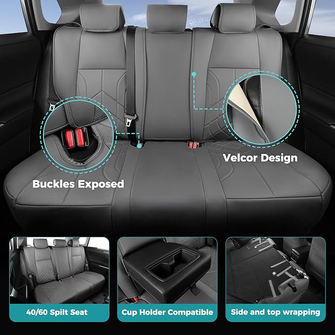 for Toyota RAV4 Seat Covers 2019 2020 2021 2022 2023 2024 2025 RAV 4 LE XLE - Image 4