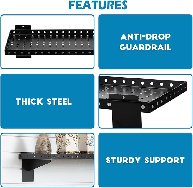 Slatwall Shelves 24x10 Inch, Slatwall Accessories - Image 5