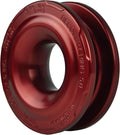 Agency 6 Recovery Ring 5.0" - for Use with Soft Shackle and Synthetic Winch Line - Offroad Vehicle Recovery - Made in the USA (Red)