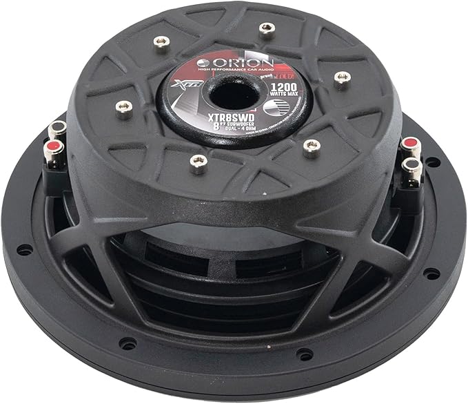 Orion XTR Series XTR8SWD2 Free Air Slim Shallow Mount 8” Car Subwoofer - Image 4