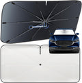 Windshield Sun Shade Umbrella for Mazda CX-30 2019-2026 – Nano-Coated Heat-Reflective Front Window Shade, Umbrella Sunshade Cover Blocks Heat, Protects Interior, Vehicle-Specific Precision Fit