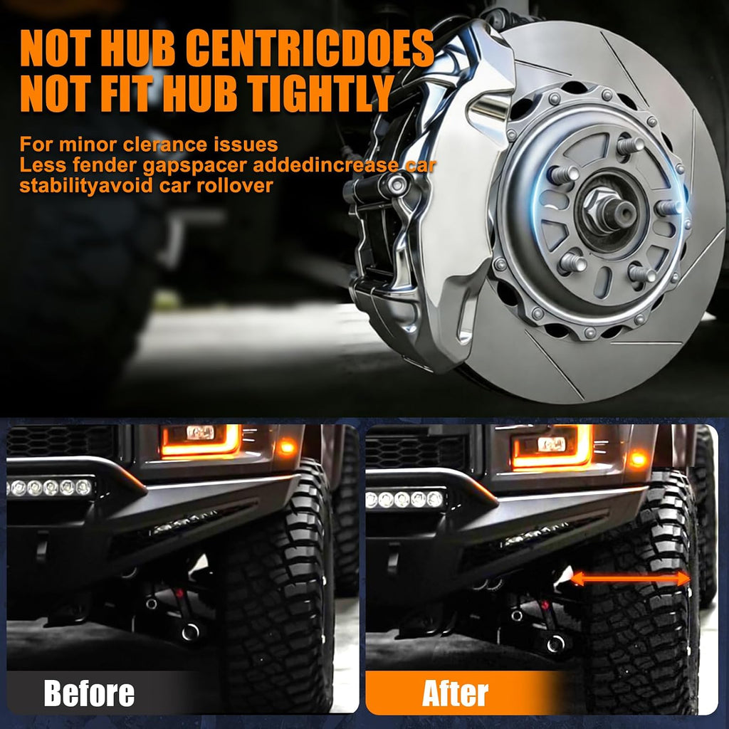 GAsupply 10mm Universal Wheel Spacers, 3/8 inch Aluminum Spacer Fit Bolt Pattern 4x98 4x100 4x108 4x110 5x100 5x108 5x110 5x112 5x114.3 5x115 5x120 5x4.5 5x4.75, PCD 98mm to 120mm, 2 Pack
