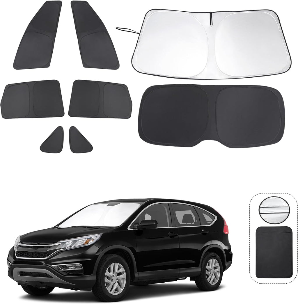 TINGLU Window Shades for Honda CR-V 2012 2013 2014 2015 2016 Accessories Car