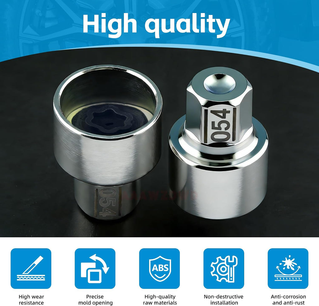 #054 Compatible with BMW 1 3 5 7 8 X2 X3 X5 X6 Wheel Lock Key Tire Lug Key | 054 Wheel Locking Nut Key Replacement