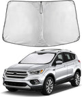 Autovir Windshield Sun Shade Fit for 2013-2017 2018 2019 Ford Escape Sunshade, Front Car Window Shades Sun Visor, Blocks UV Rays & Heat, Car Accessories