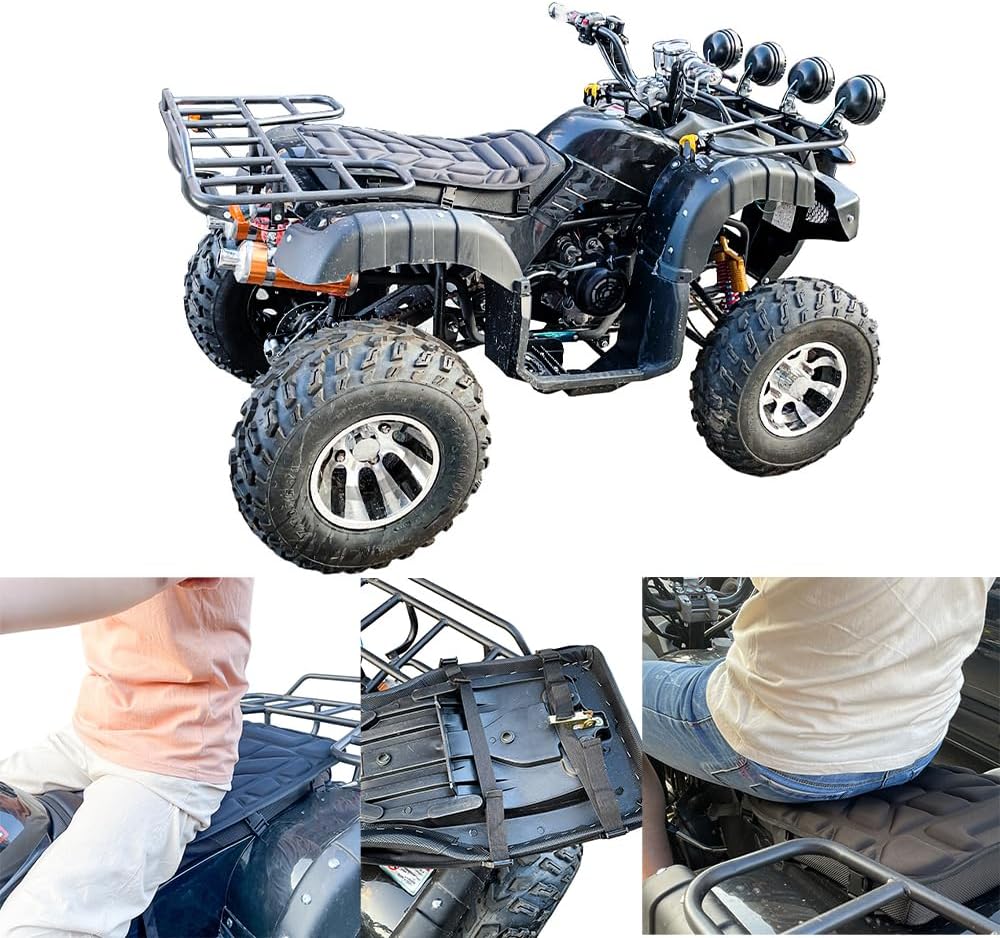 ATV Comfort Seat Pad for Tao Motor Bull 200 / 200S 2018-2022 2023 2024 2025 2026 Riding ATV Cushion Breathable Anti Slip Easy Install Four Wheeler Seat Pad