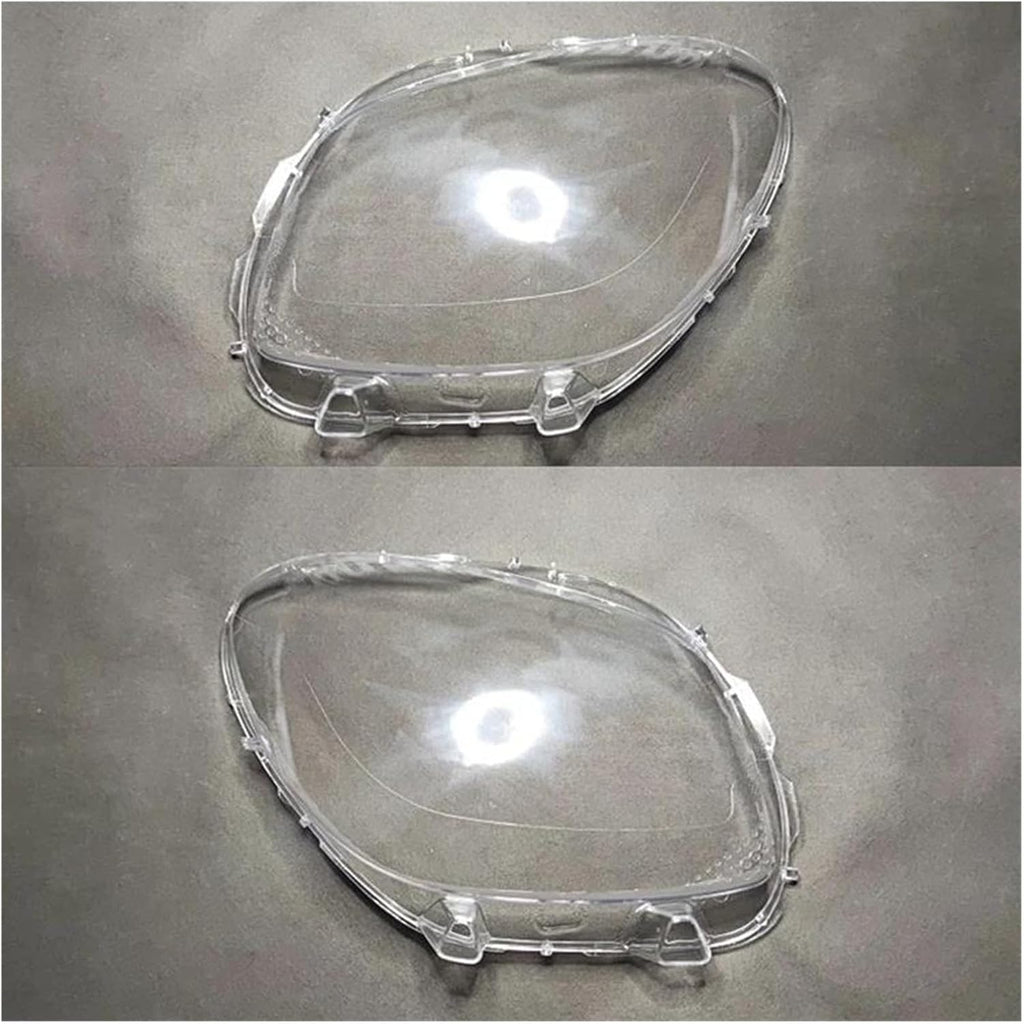 Headlight Cover Replacement For Benz For Smart For Fortwo For Forfour 2016-2019 Car Headlight Shell Lampshade Headlamp Cover Glass Lens (Left)