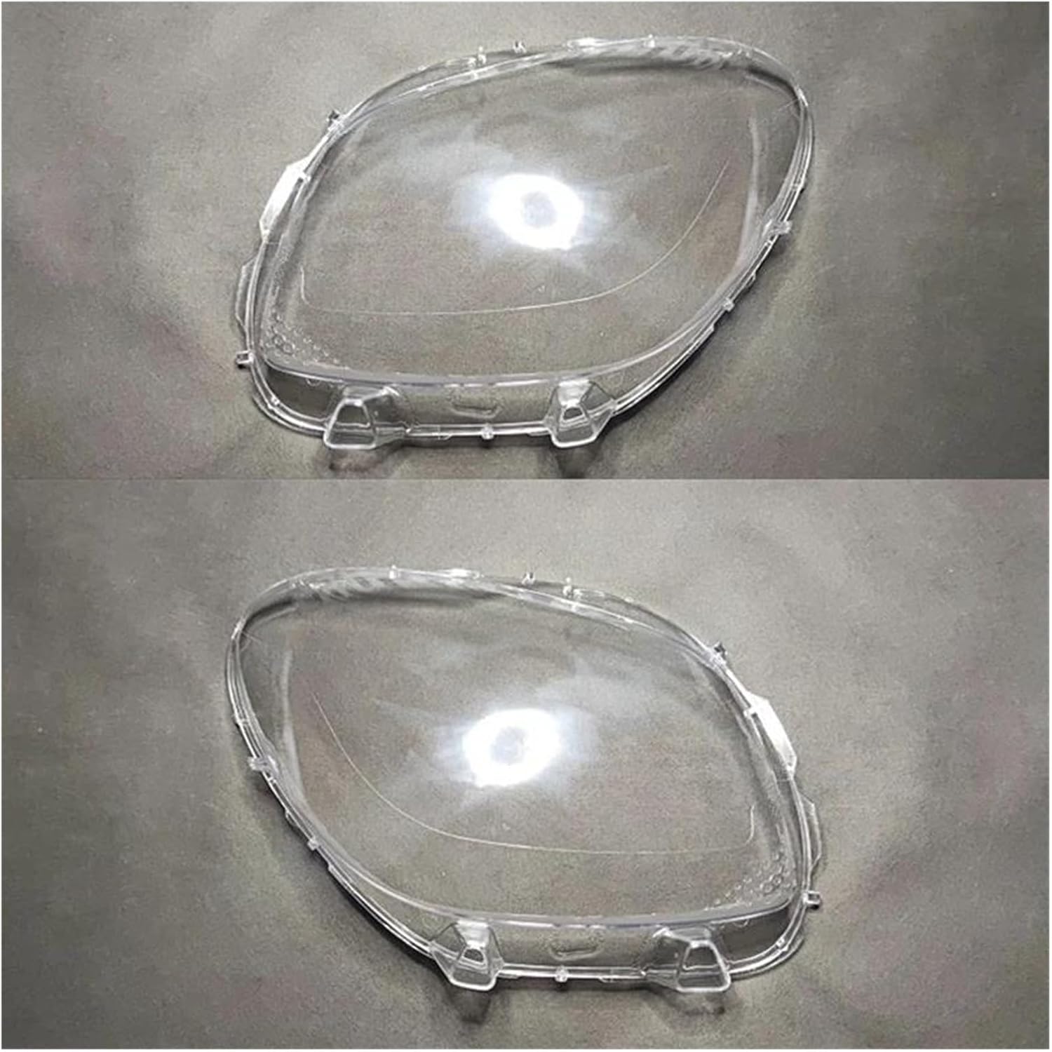 Headlight Cover Replacement For Benz For Smart For Fortwo For Forfour 2016-2019 Car Headlight Shell Lampshade Headlamp Cover Glass Lens (Left)